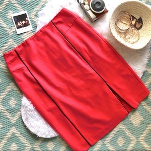 New York & Company Coral Pencil Skirt Front Slit